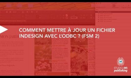 Comment mettre à jour un fichier Indesign avec l’ODBC ? (FSM 2)