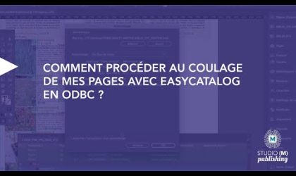 Comment procéder au coulage de mes pages avec Easycatalog en ODBC ?